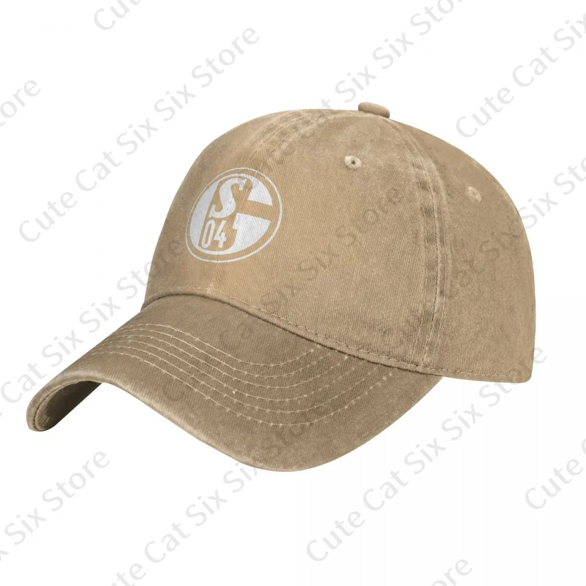 

Men and Woman's Vintage FC Schalke 04 Baseball Cowboy Hat Caps Adjustable Casual Cotton Sun Hats Unisex Visor Hats