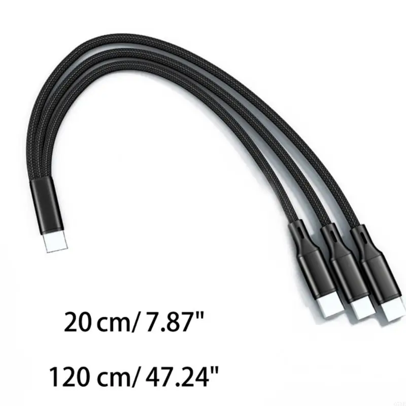 G7NE Multi USB Type C Зарядное устройство CABLE BRAID 3 в 1 Многочисленное шнур |