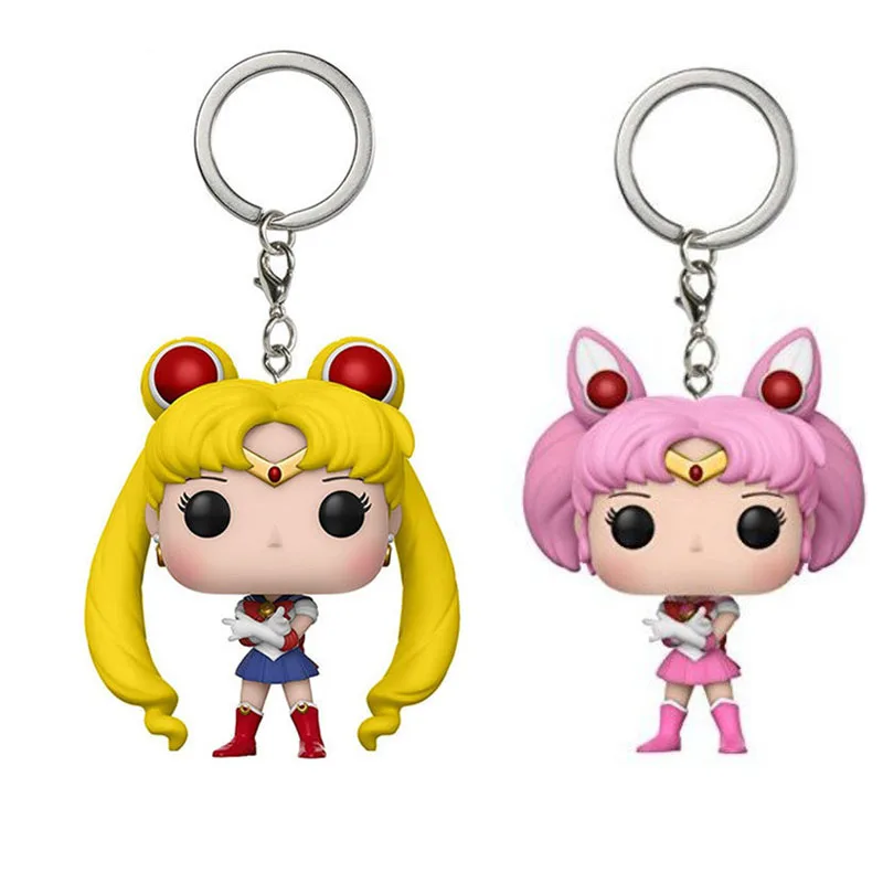 Милый Сейлор Мун и Чиби Карманный Брелок Funko коллекционные игрушки для детей в