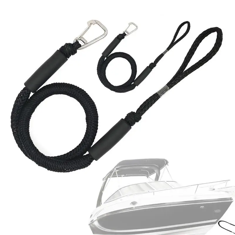 

Boats Bungee Dock Lines Bungee Cords Docking Rope Stretches 4-5ft Mooring Rope Foam Float Fishing Boats Accessories
