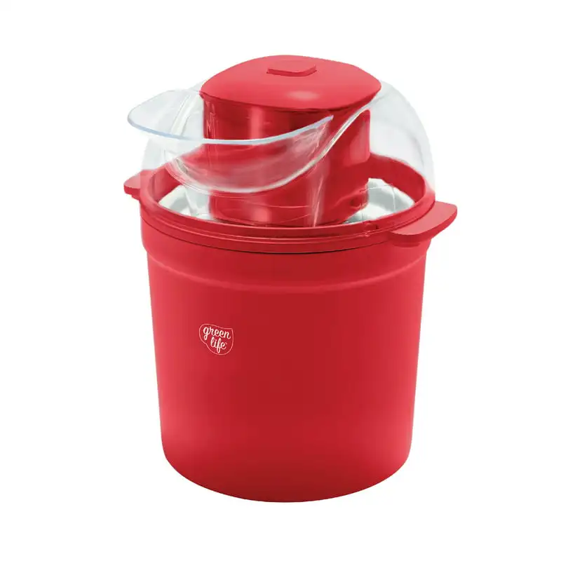 

Ceramic Nonstick 1.5QT Ice Cream Maker, Red