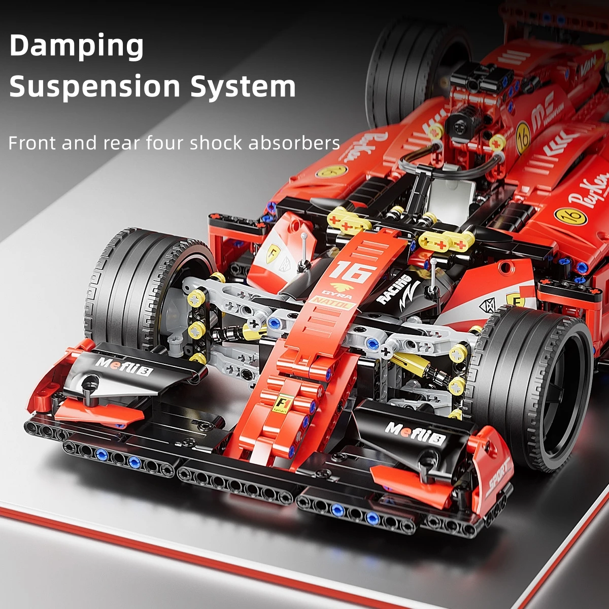 F1 гоночные автомобили с дистанционным управлением строительные блоки MOC крутая