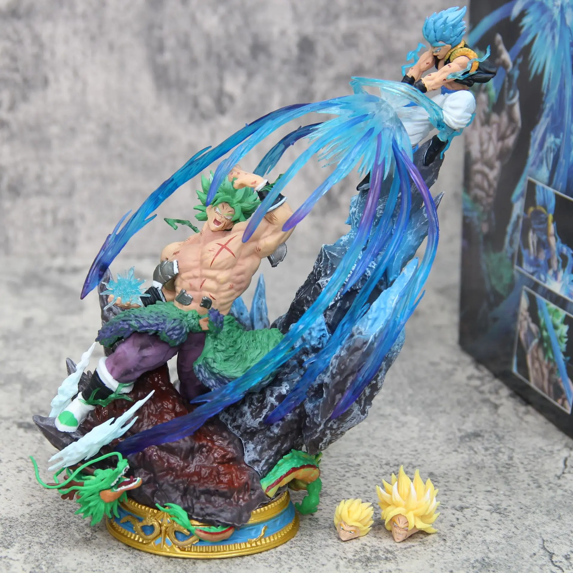 Специальное предложение фигурка Dragon Ball Gk Broly Vs Gogeta экшн-фигурки Broli коллекция