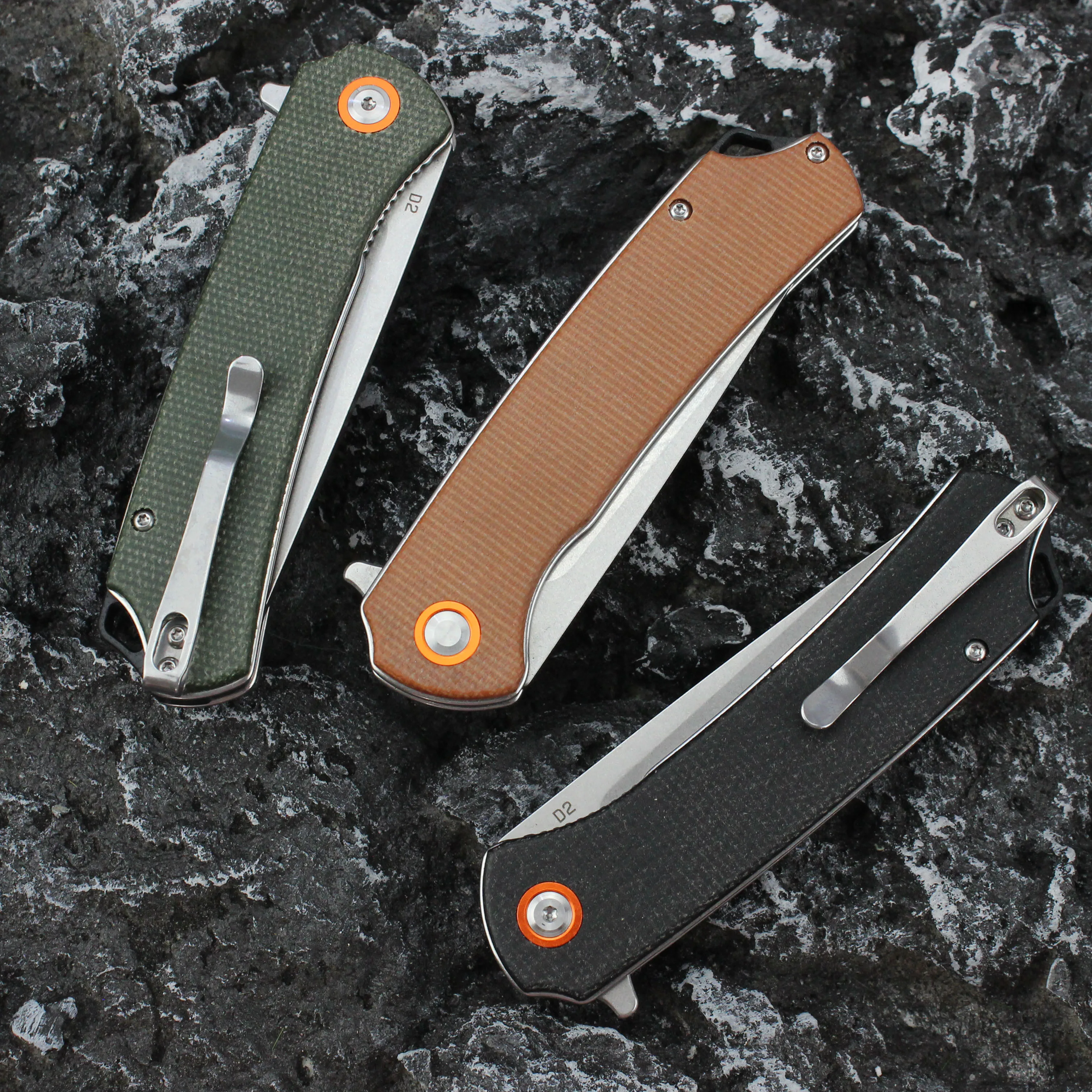 Tunafire GT956 Открытый складной нож D2 Стальное лезвие Подходит для кемпинга Рыбалка Повседневные карманные ножи Многоцелевой ручной инструмент (art.: 3920cd6add87f) - 3920cd6add87f