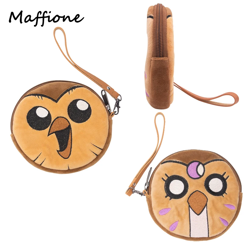 

The Owl Cos House Hooty Cosplay Wallet Coin Purse Key Chain Cute Plush Cartoon Purse Kids Bag Accessories Gifts For Adult Kids