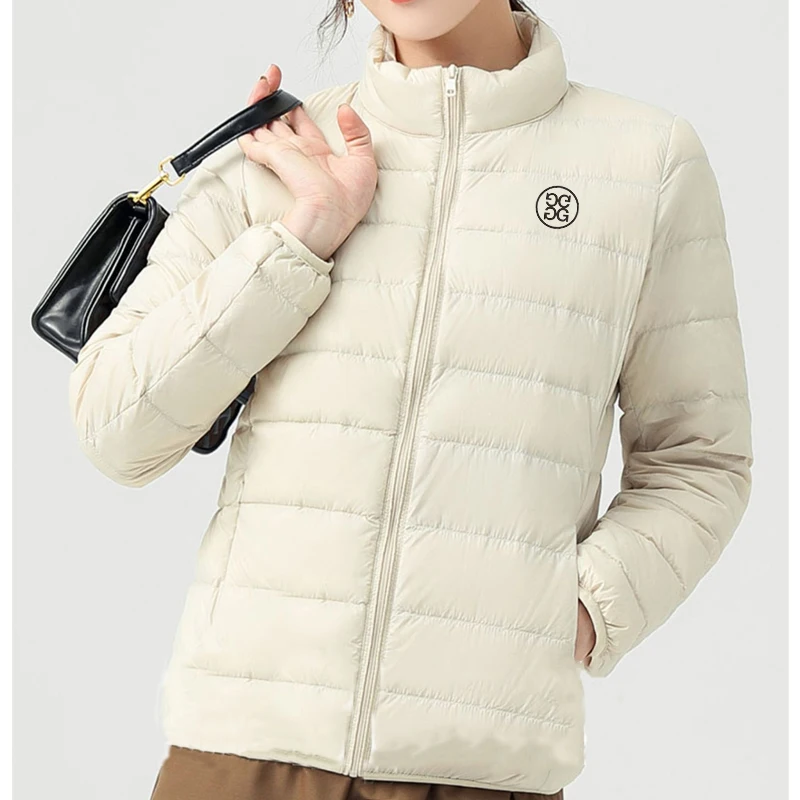 Winter Golf Clothing Women's Warm Down Jacket Slim And Lightweight Outdoor Sports Wind Proof Fashion High Quality Down Jacket