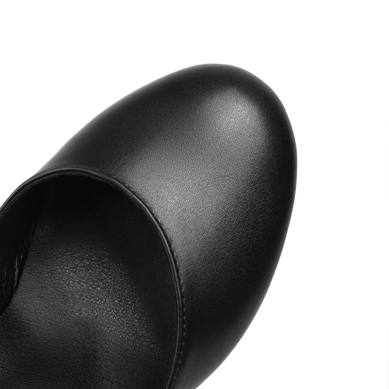 Женские туфли-лодочки на высоком каблуке из искусственной кожи