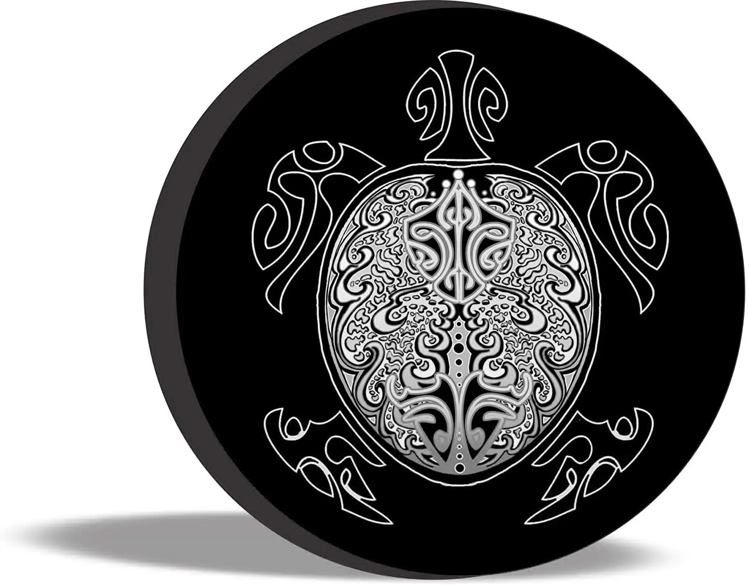 

TIRE COVER CENTRAL Turtle Peace Tribal Rasta Sea Spare Tire COVER CAR ( Custom Sized to Any Make/Model 255/70R18