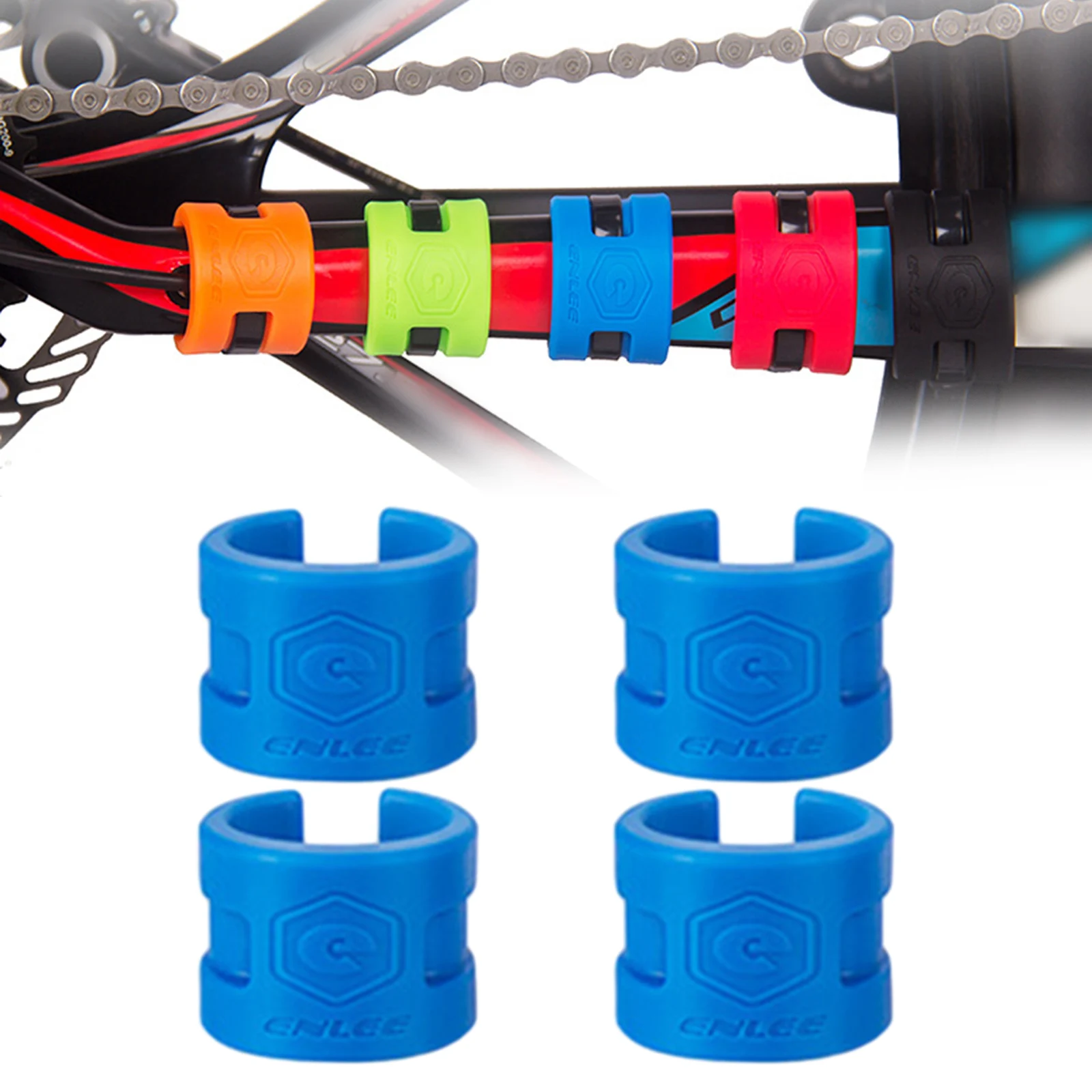 

Mountain Bike Guard Chain Cover Mountain Bike Rear Fork Front Fork Anti-Collision Rubber Protection Chain Guard