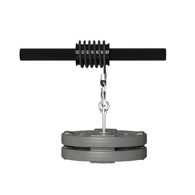 

Arm Workout Bar Fitness Wrist Exerciser Forearm Muscle Training Roller Wrist Roller Fitness Equipment For Gym Yoga Room