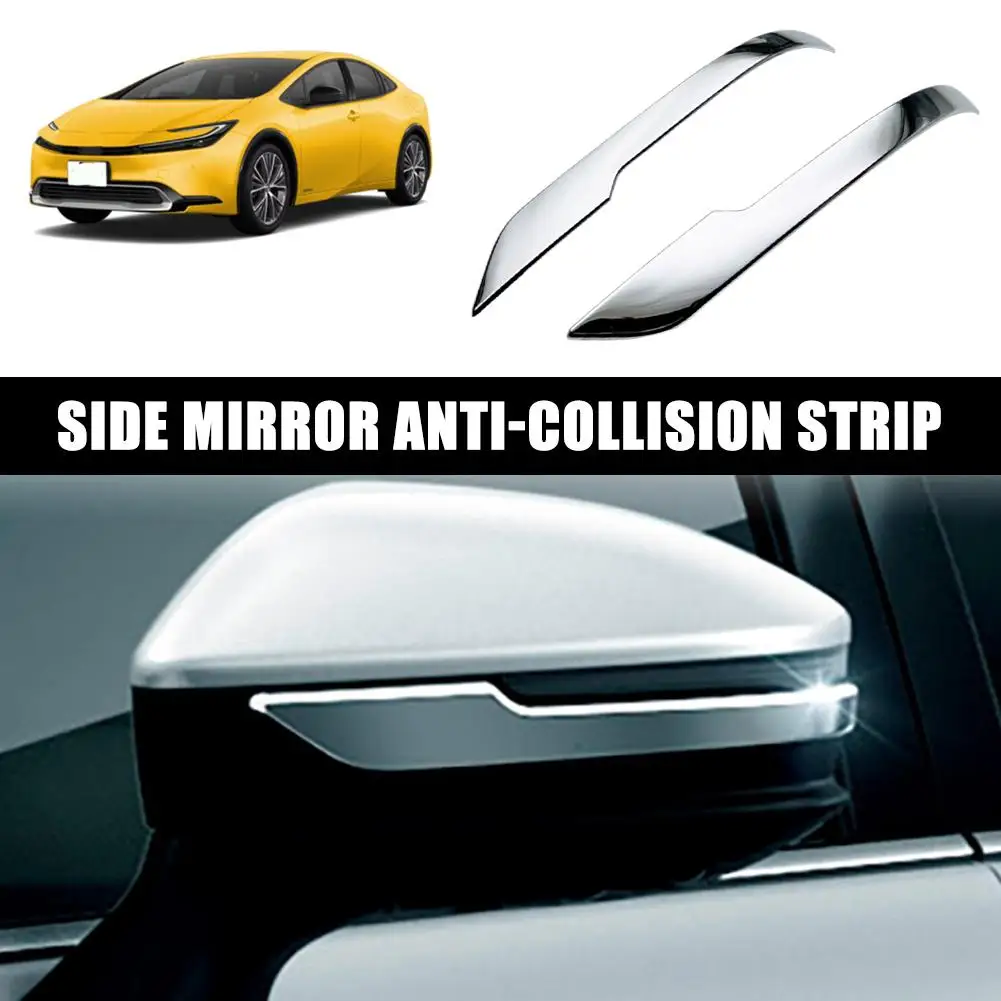 

Auto Rear View Side Mirror Cover Cap Trim Left+Right Kits For For 2023 Toyota Prius 60 Series Rear View Mirror Cover Trim
