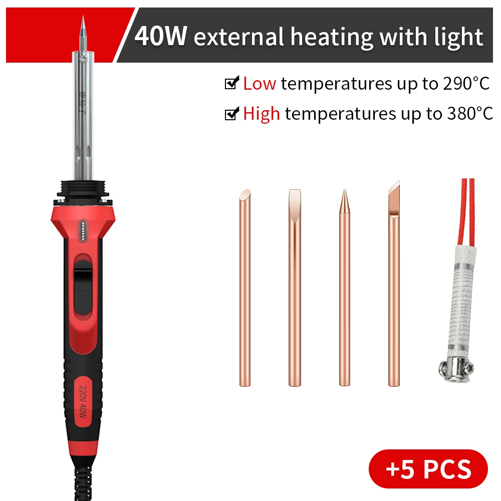 

Электрический паяльник LUXIANZI, 30 Вт, 60 Вт, 40 Вт