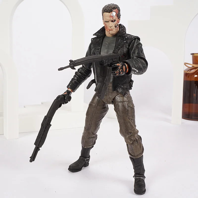 Экшн-фигурка NECA The Terminator Schwarzenegger Коллекционная модель из ПВХ | Игрушки и хобби
