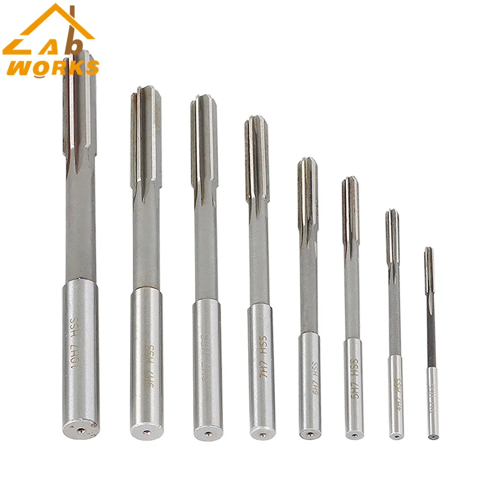 

8pc Reamer Set Straight Shank Chucking Machine Cutter Milling 3/4/5/6/7/8/9/10mm