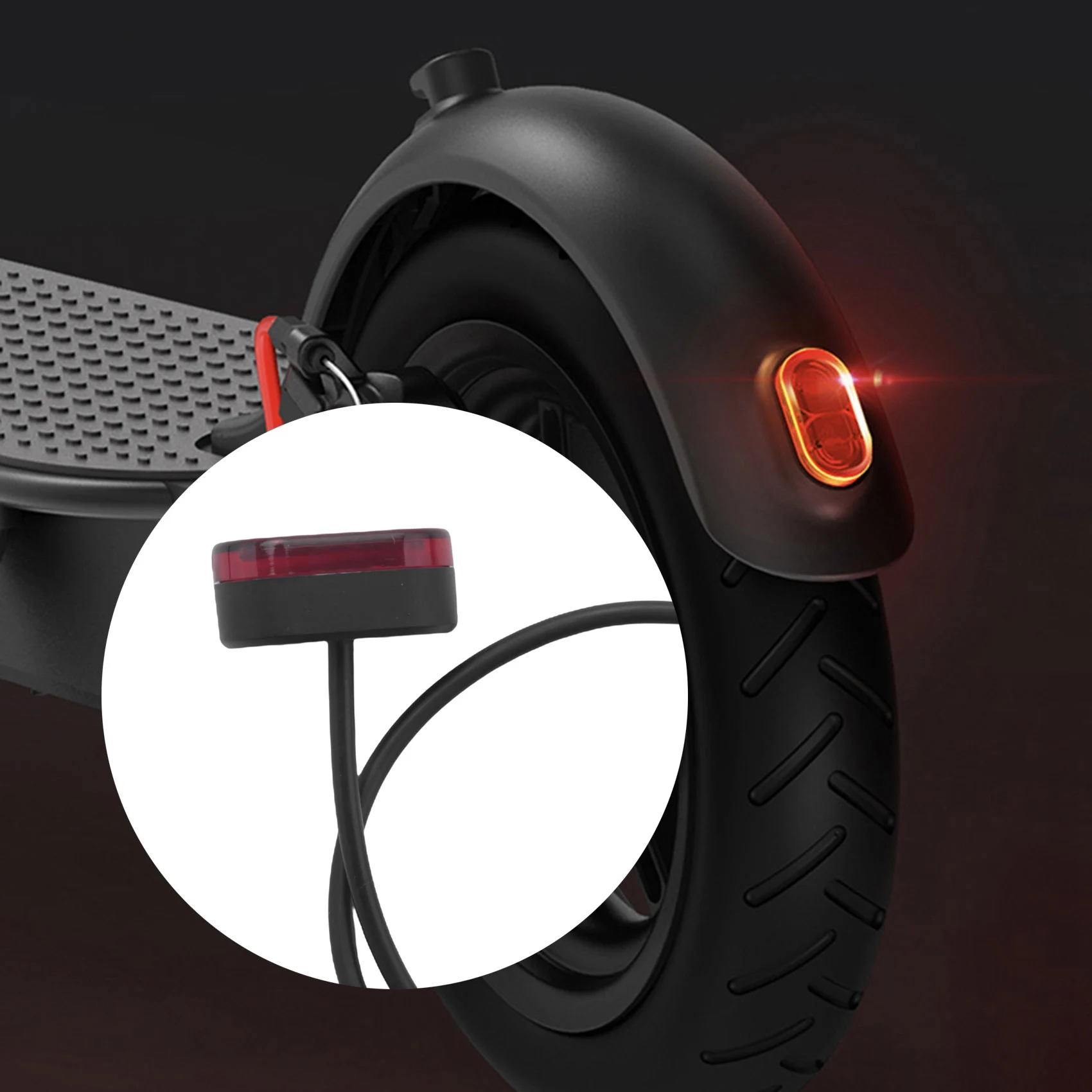 

Electric Scooter Rear Tail Light Lamp LED Tail Stoplight Brake Light for Xiaomi M365 PRO 2 Accessories