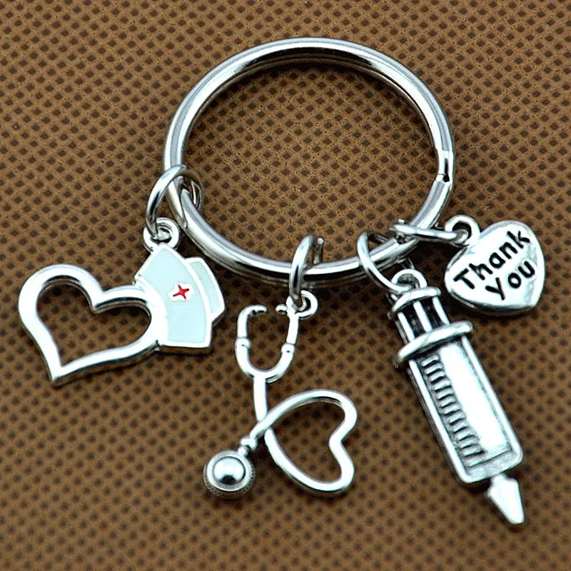 Nurse Personality Keychain, Nurse Gift, Nurse Keychain,Stethoscope Keychain,Medical Keychain, Thank You Keychain,Thank You Gift