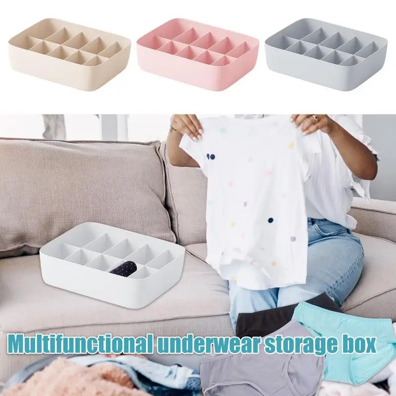 

Underwear Organizer For Drawer 10Pcs Drawer Dividers With Dust Proof Lid Drawer Separators Drawer Organizers Drawer Organizer