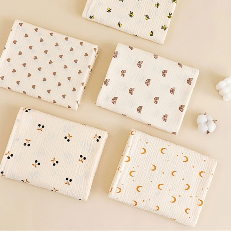 

Portable Baby Towel Cotton Baby Blanket with Hat & MilestoneCards set Multipattern Design Newborn Shower Present A2UB
