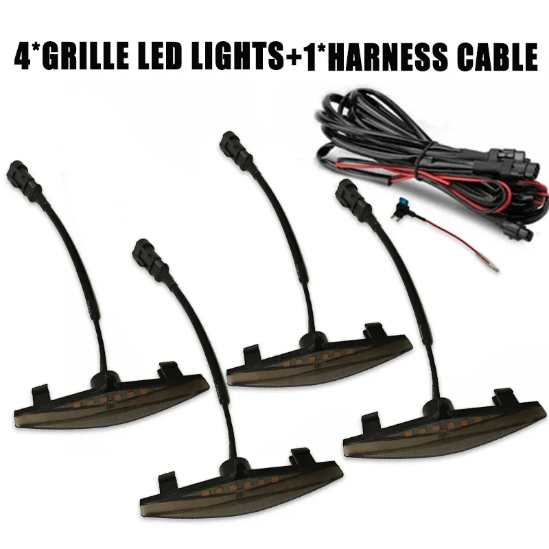 

4 шт., Автомобильные дневные ходовые огни для Toyota 4runner Pro 2014 2015 2016 2017 2018