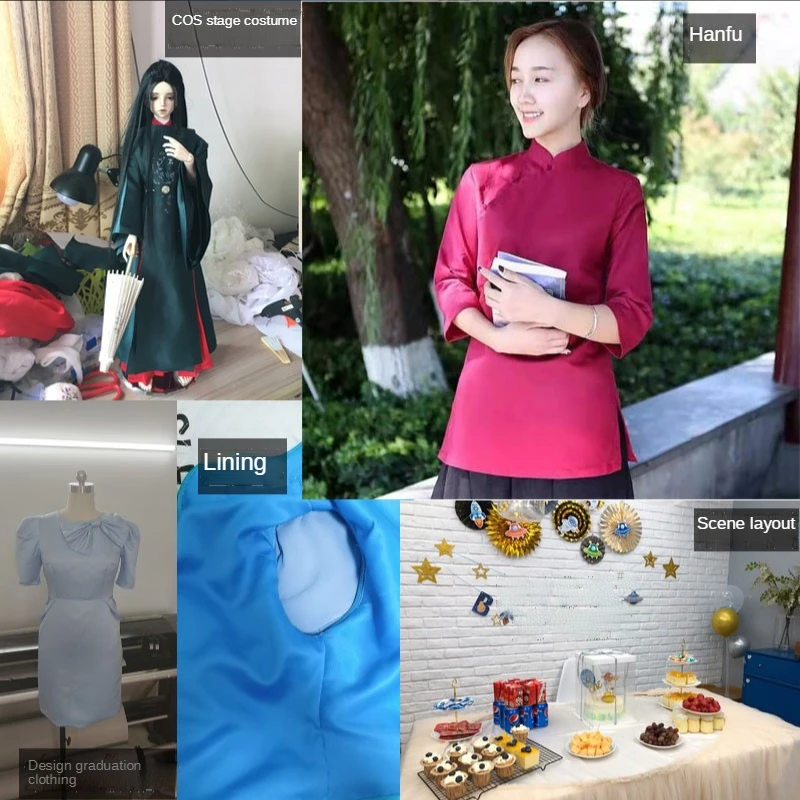 Матовая атласная ткань высокой плотности для шитья одежды свадебных платьев