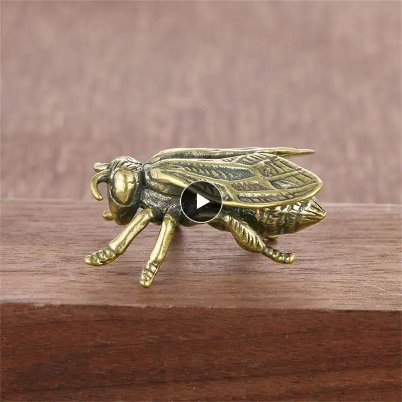 

Antique Tea Pet Portable Ornaments Simple Delicate Bronze Decorations Craft Fashion Insect Durable Gifts Home Furnishing