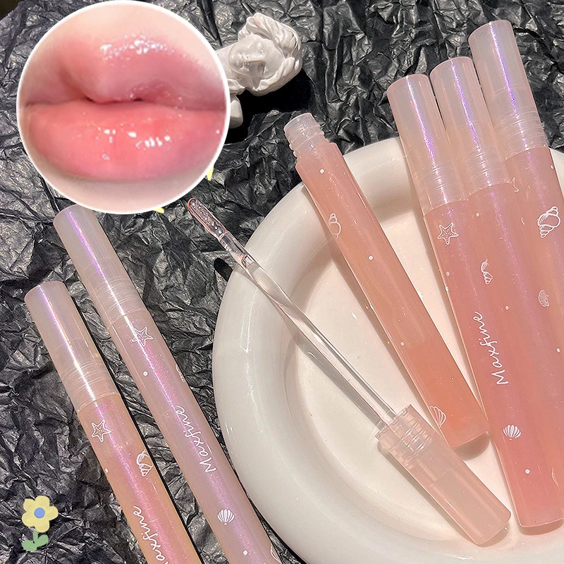 

Sdotter Sexy Lip Glaze Crystal Shiny Mirror Lipgloss Moisturizing Jelly Lip Gloss Makeup Lipsticks Glitter Nourishing Lip Oil Co