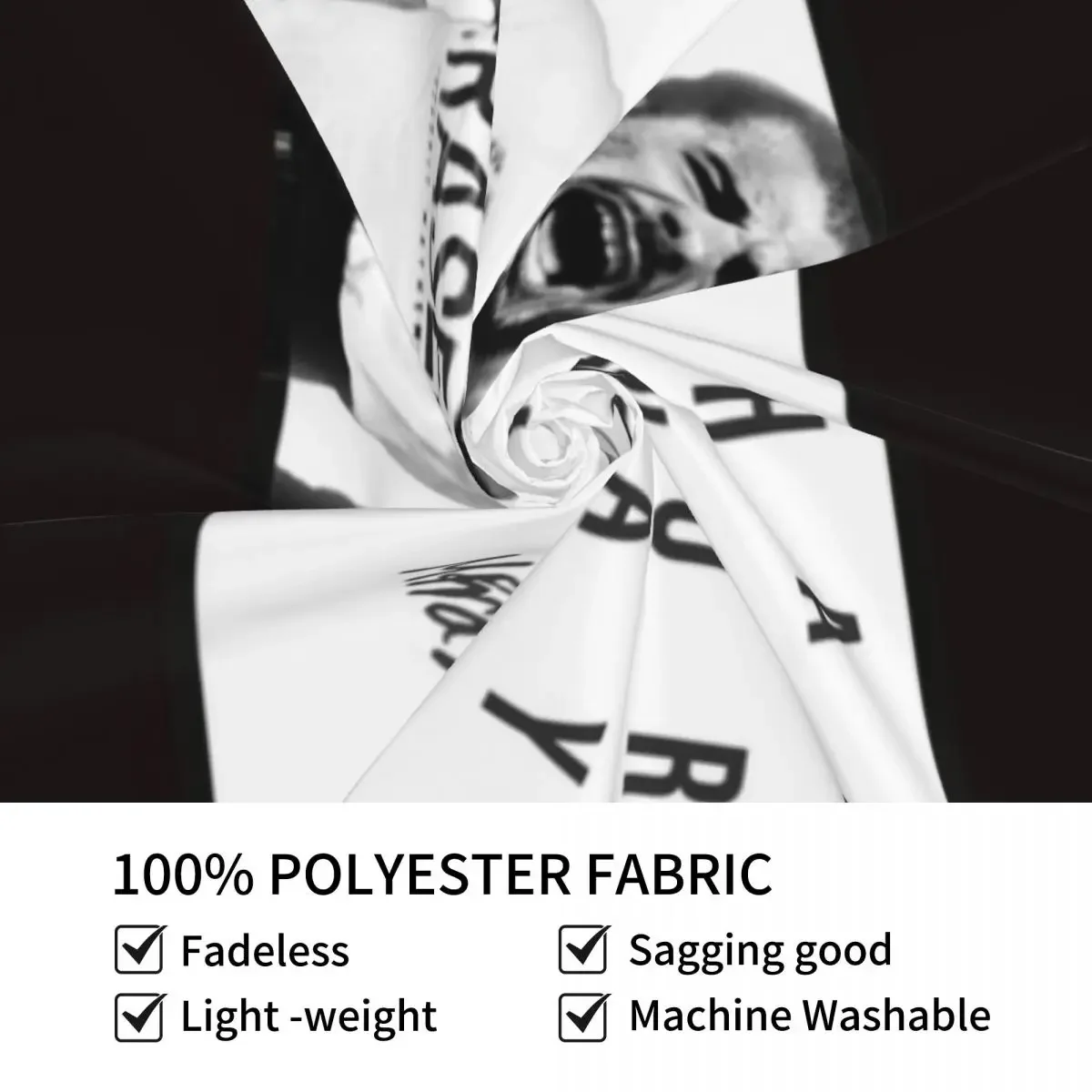 Mat Fraser - CrossFit Games Hard Work Pays Off Новый постер HWPO Черно-белый гобелен Забавный домашний