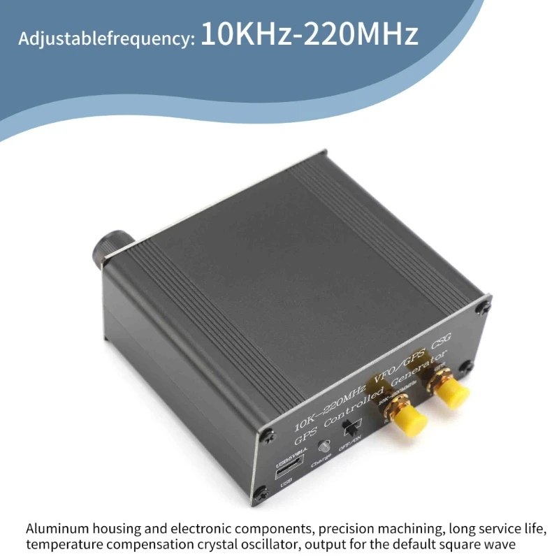 Генератор с управлением VFO 10 кГц-220 МГц источник опорного сигнала черные