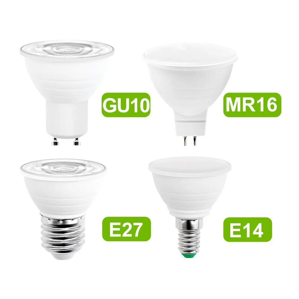 Bombilla LED E27, foco GU10, lámpara de maíz MR16, Gu5.3, lámpara de...
