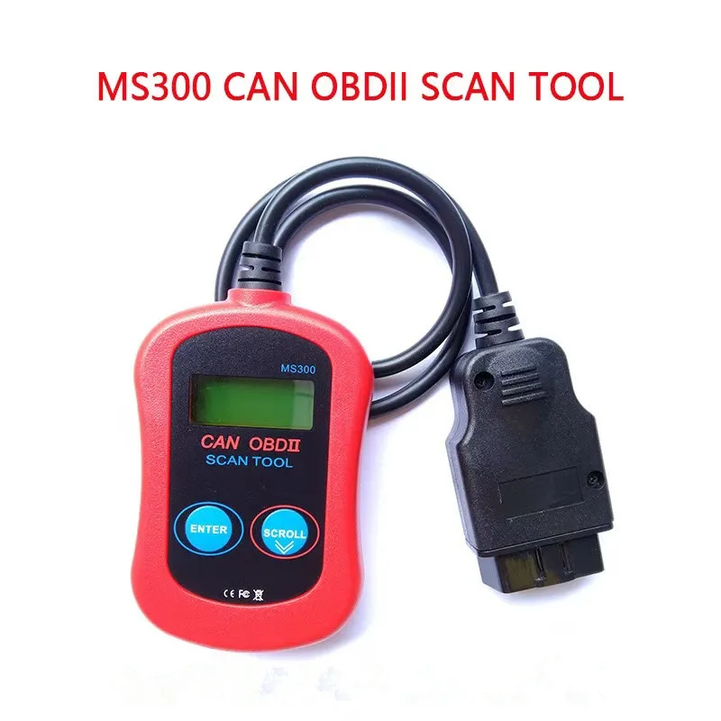 MS300 OBD2 сканер проверка света двигателя и чтения/изменение кодов неисправностей