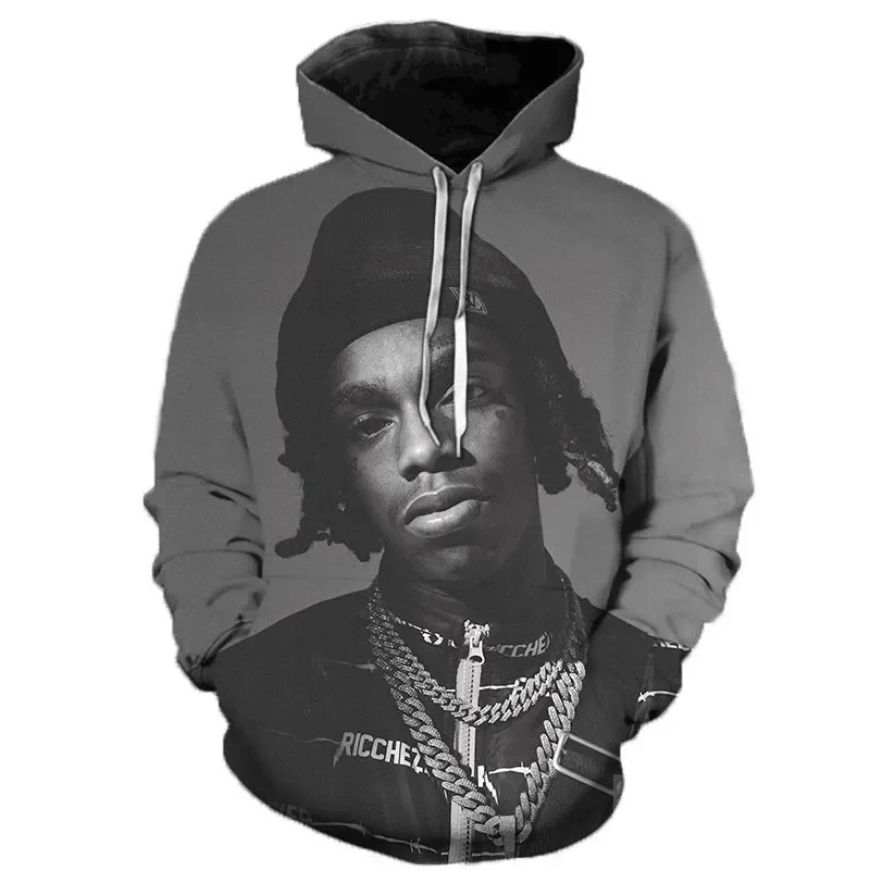 Толстовки YNW Melly для мужчин и женщин