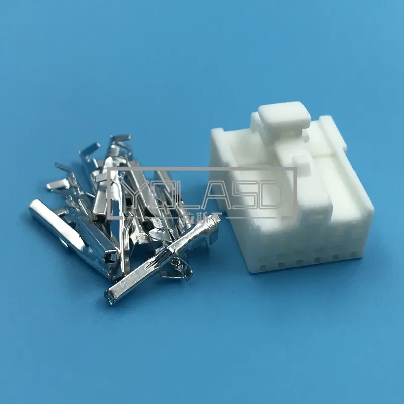 

1 комплект, 12-контактный автоматический разъем жгута проводов, сборка переменного тока, автомобильная электрическая незапечатанная вилка