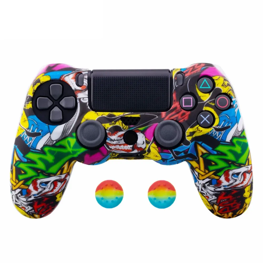 Силиконовый чехол для контроллера Ps4 Pro mini нескользящий уникальный джойстика с