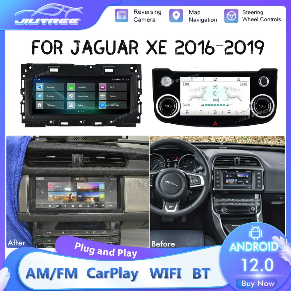 

Android 12 For Jaguar XE XEL 2016 2017 2018 2019 Car Radio GPS Air Screen Navi Stereo Multimedia Player Audio Radio Head Unit