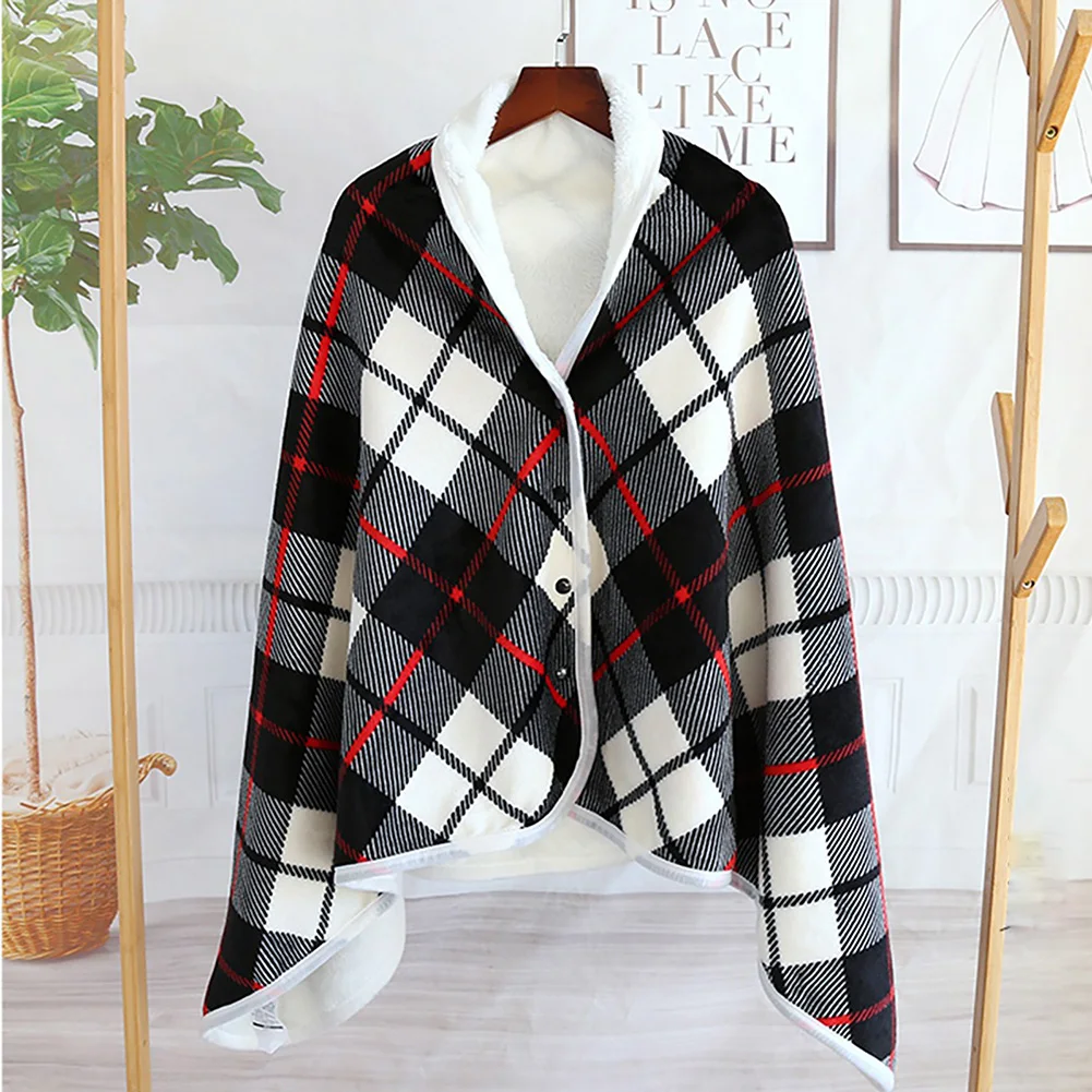 

USB Electric Blanket Warm Shawl Flannel Throw Blanket Soft Cold Protection Home Office Back Knee Warmer Electric Mattress Blanke