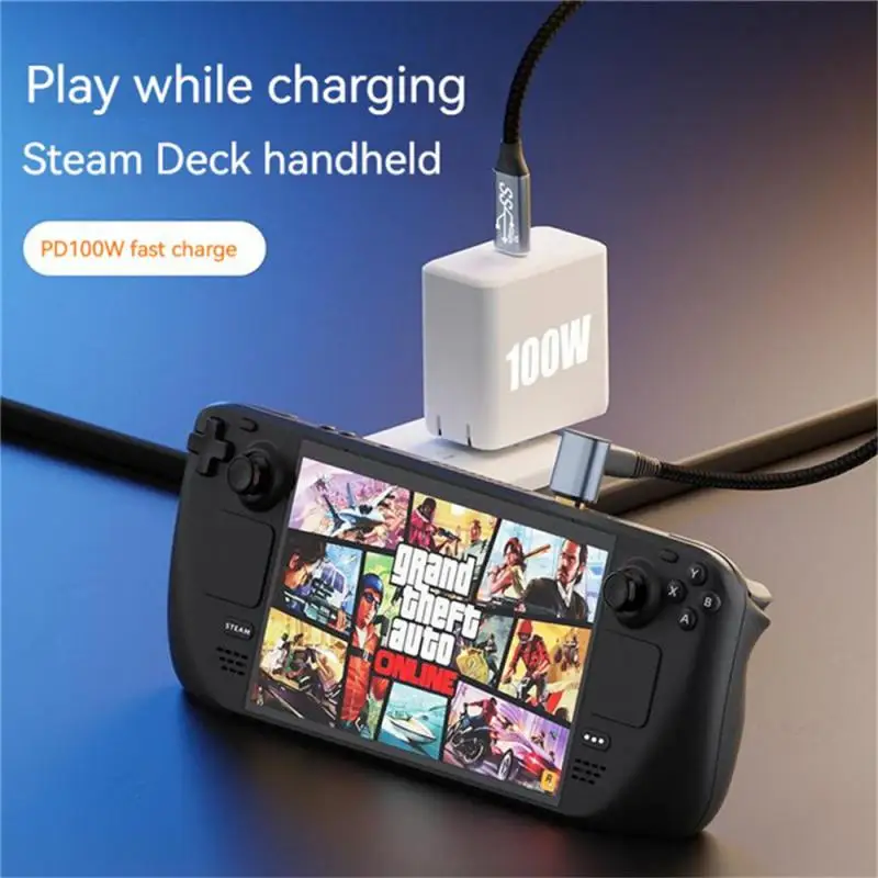 C Elbow Thunderbolt Кабель 10 Гбит/с USB3.1 Gen2 4K/60 Гц PD100W 5A E-MARK Видеопитание для паровой панели