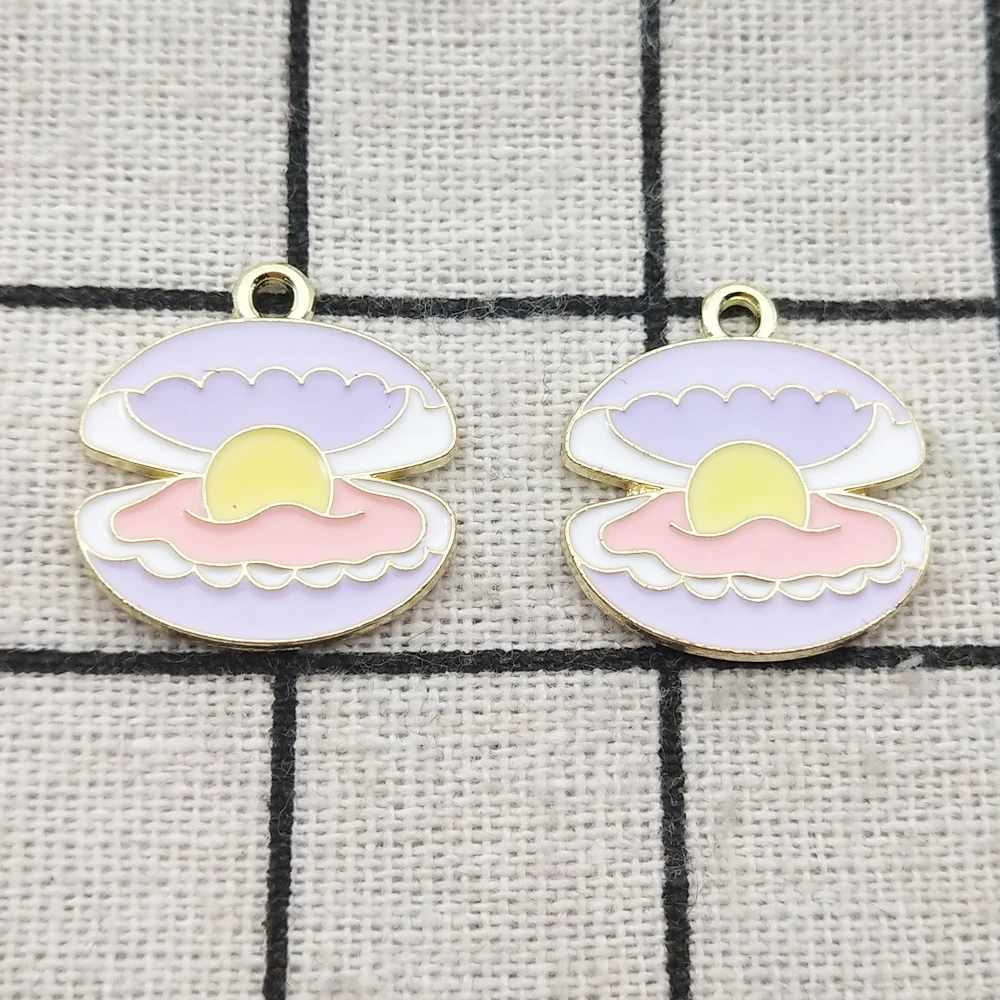 

10 шт., эмалевые Подвески для изготовления украшений