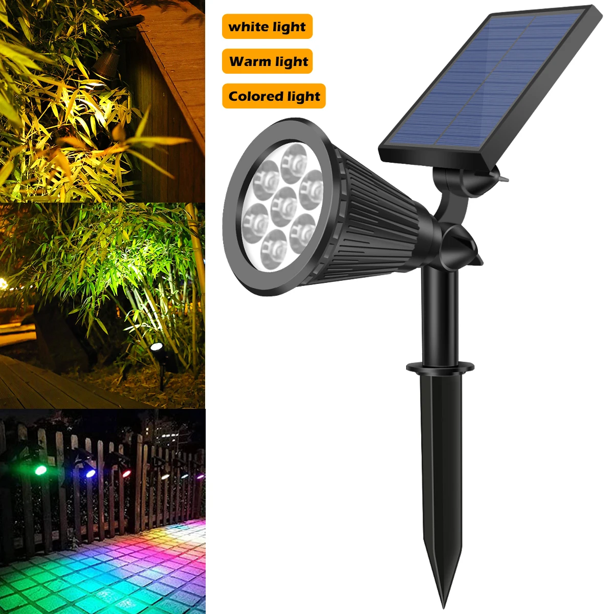 

NewSolar Точечный светильник на солнечной батарее Точечный светильник белый/теплый/Красочный светодиодный солнечный светильник для газона ул...