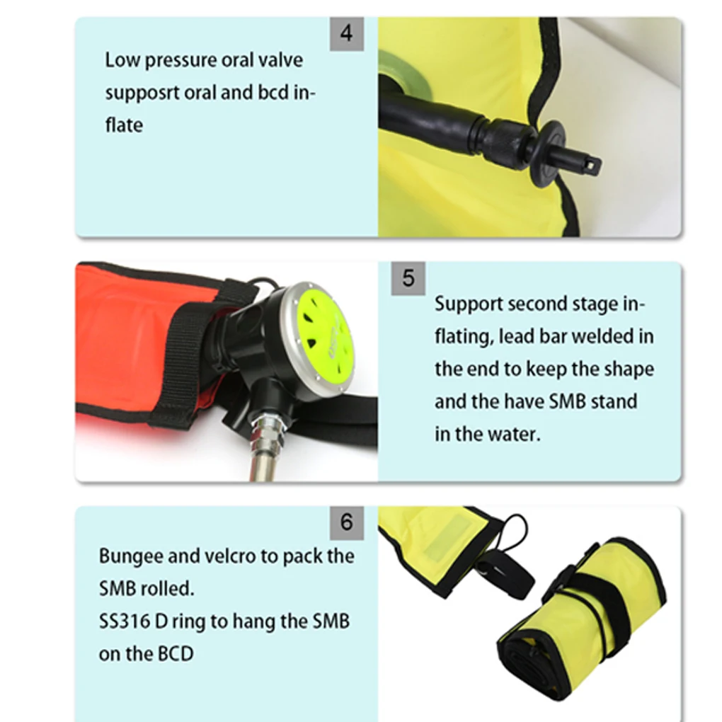 Буй для поверхностного маркера SMB Многоцелевая поплавковая трубка подводного