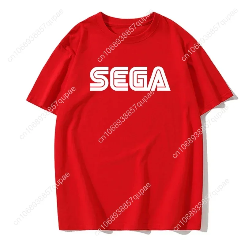 Новое поступление мужские футболки с логотипом Sega летние повседневные модные
