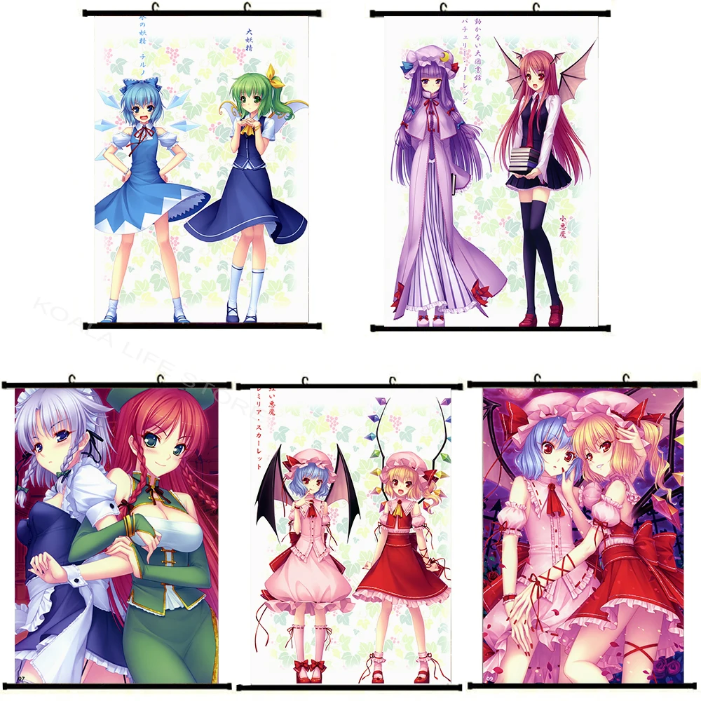 

Japanese Anime NEKO WORKS Eastern Garden Comic Poster Canvas Scroll Painting Wall Art Home Bedroom Decoration Gifts Cudros
