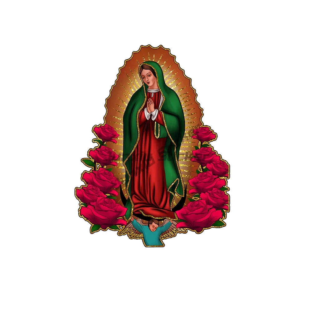 

Дева Мария Иисус Христос ПВХ водонепроницаемые наклейки аксессуары для покрытия царапин украшения стены автомобиля фургон комната грузовик внедорожный