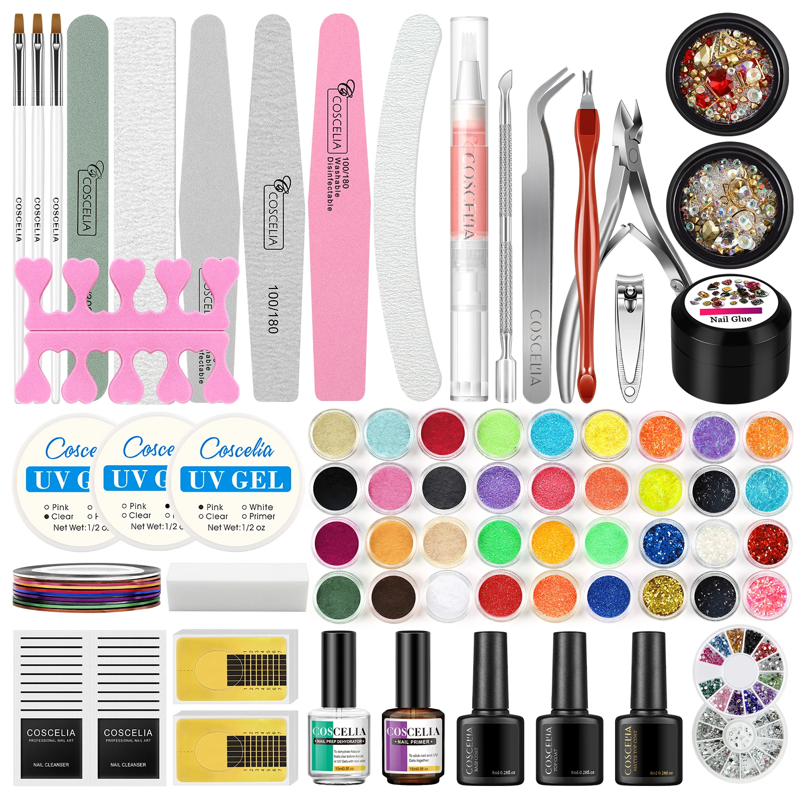 

Маникюрные комплекты для наращивания ногтей набор для полуперманентных ногтей с лампой и инструментами