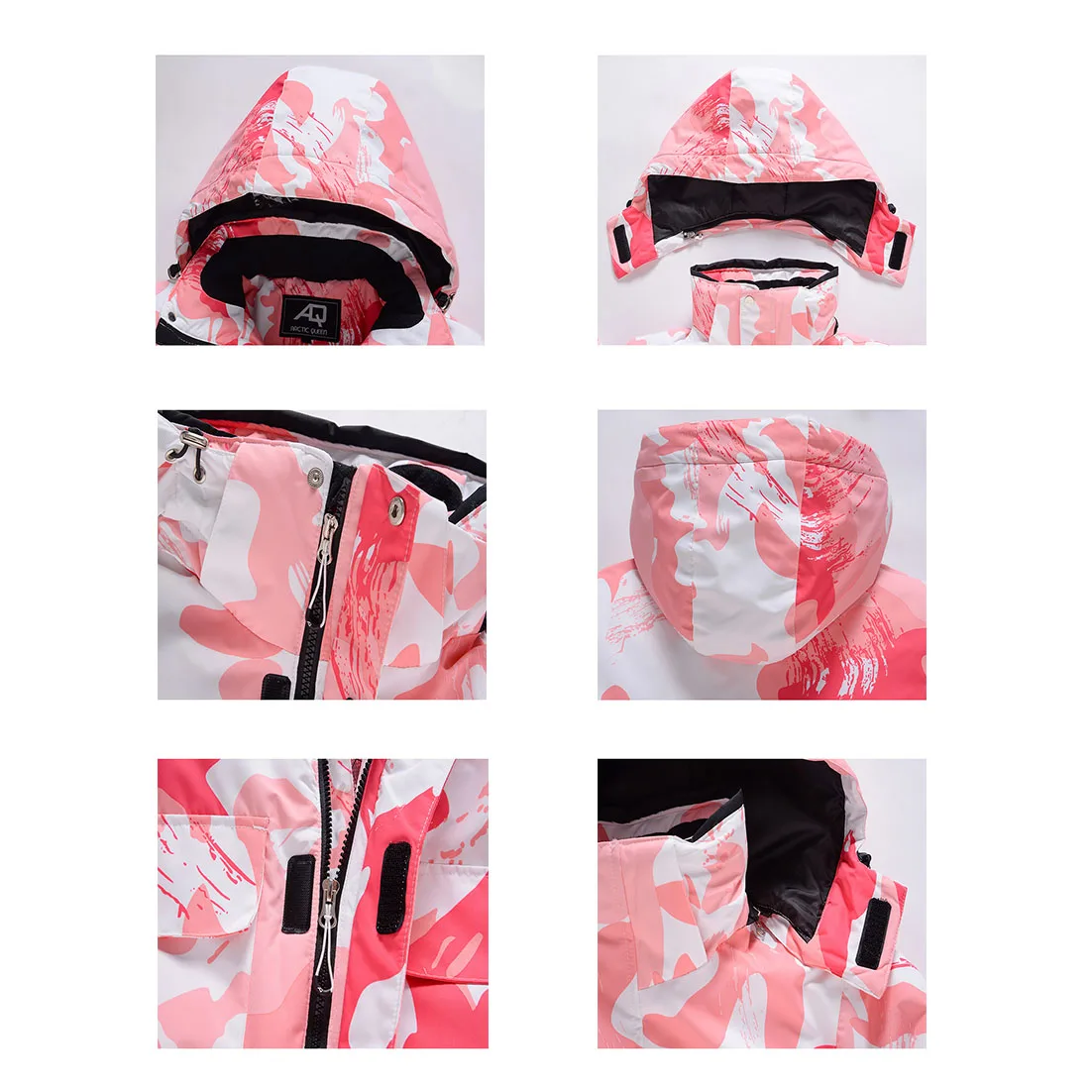 Новая женская зимняя Лыжная куртка теплая ветрозащитная водонепроницаемая для