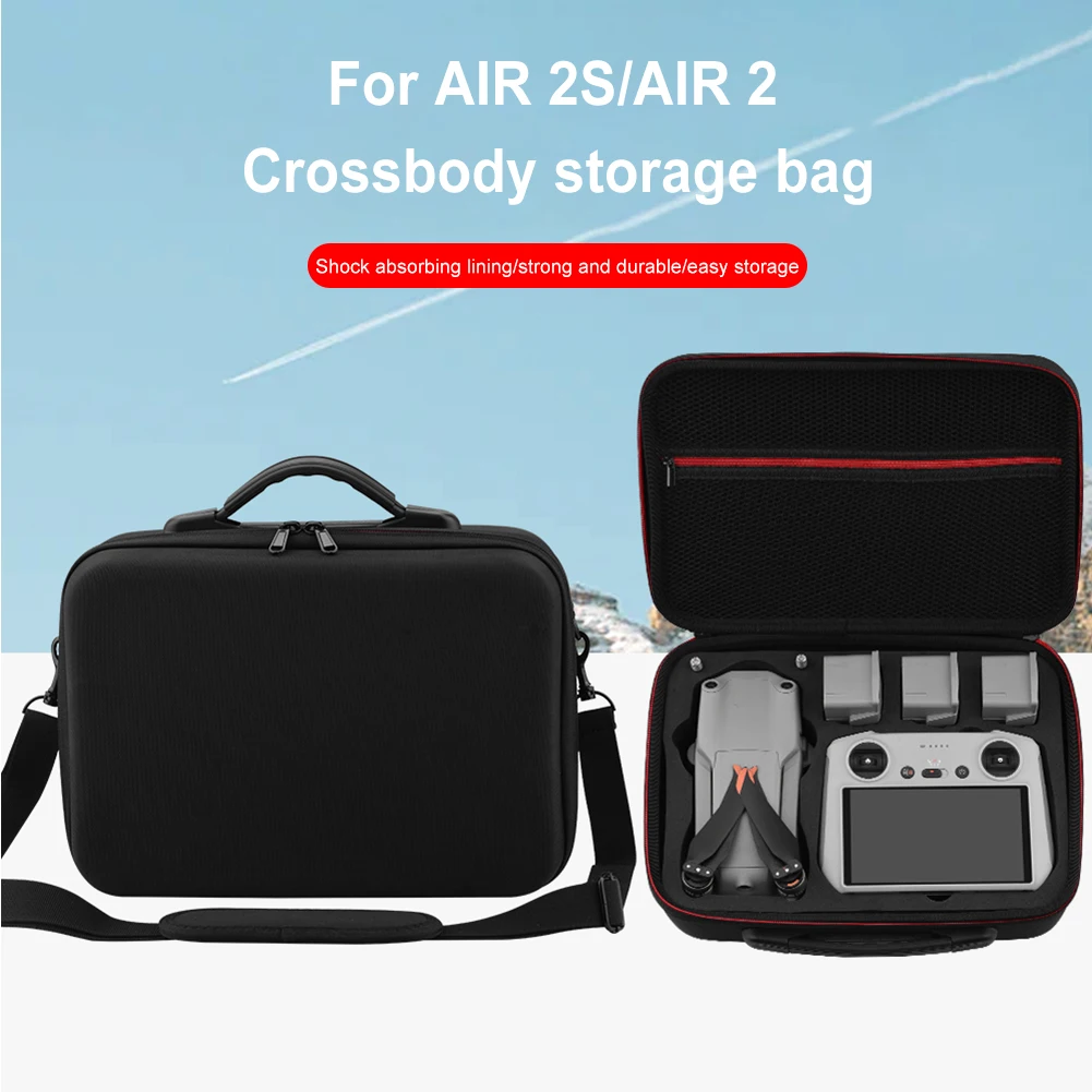 

Портативный дорожный ящик для хранения, устойчивый к падениям, практичная дорожная сумка для дрона, регулируемая, фотостойкая для DJI AIR 2S/MAVIC ...