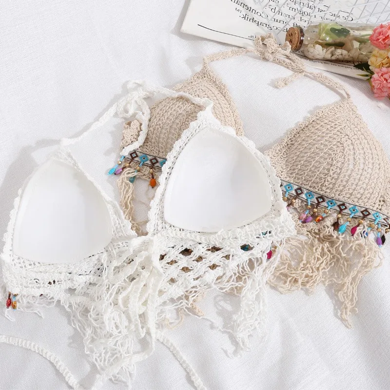 Комплект из 3 предметов Женский комплект трех праздничный летний пляжный костюм