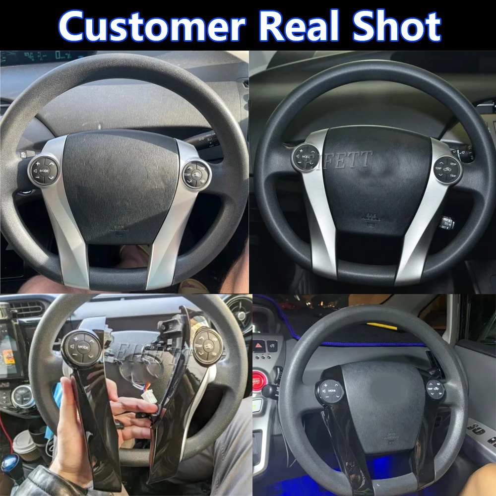 Многофункциональная кнопка управления громкостью телефона на руль для Toyota Prius C