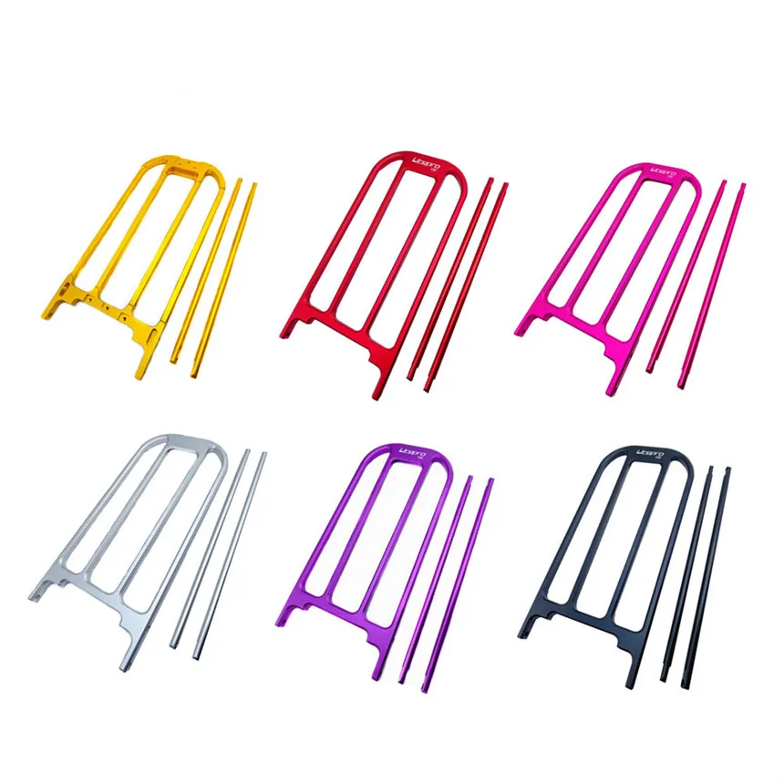 

Складная велосипедная задняя полка LP Litepro, багажная полка из алюминиевого сплава для велосипеда Brompton, задняя полка, держатель, кронштейн для хранения