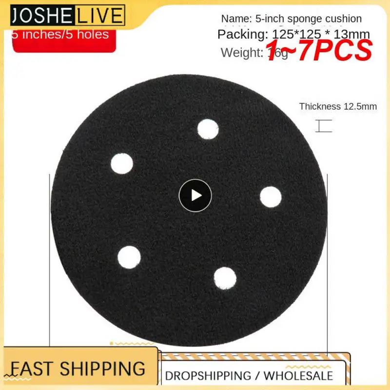 

1 ~ 7 шт. Защитная подкладка с крючком и петлей-6-дюймовая интерфейсная подкладка, диск, электроинструмент, аксессуары для фототехники и шлифовки