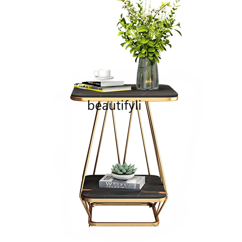 

zq Nordic Flower Stand Balcony Living Room Floor-Standing Indoor Multi-Layer Storage Rack Simple Iron Jardiniere